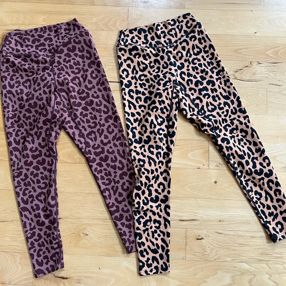 Balance athletica cheetah print leggings bundle